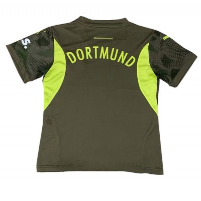 Fotbalové Dres Borussia Dortmund Brankářské Venkovní 2024-25 Krátký Rukáv Fotbalové Dres Borussia Dortmund Brankářské Venkovní 2024-25 Krátký Rukáv